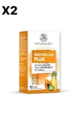 Natural NestNatural NestBromelain Plus 500 mg 60 kapsül 2'Lİ SET - 1