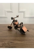 lemontpiel El Yapımı Dekoratif Metal Motosiklet - 15 x 9 cm - 4