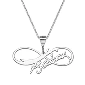 Atatürk İmzalı Zülfikar Sonsuzluk Gümüş Kolye - Gümüş thumbnail 1