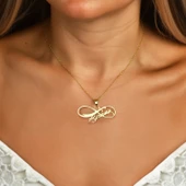 Atatürk İmzalı Zülfikar Sonsuzluk Gümüş Kolye - Gümüş thumbnail 2