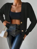 Kadın önü Düğmelitriko Hırka thumbnail 9