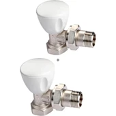 E.C.A Köşe Radyatör Valfi 2 Adet 1/2 Rv3 602120641 Eca thumbnail 1