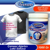 Cleanway Oksijen Bazlı Toz Çamaşır Ağartıcı & Leke Sökücü (1 Kg) thumbnail 2