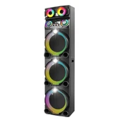 Zore GD-3127 Dijital LED Göstergeli Mikrofonlu RGB TWS Üçlü 12 inç Stereo Bass Kablosuz Karaoke Hoparlör - 3