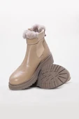Hakiki Deri Kürklü  Kadın Klasik Bot 257KZA622 thumbnail 10
