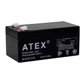 ATEX AX12-3.2 12 Volt - 3.2 Amper Bakımsız Kuru Akü (134X70x60 Mm) - 1