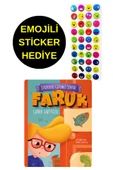 EMOJİLİ  STİCKER HEDİYE  - OKUL ÖNCESİ RESİMLİ KİTAPLAR  - ŞEHİRDEKİ GİZEMLİ SİNYAL  FARUK - 1
