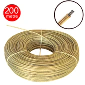 8mm Pvc İzole Kaplı Çelik Halat Tel - 200 metre thumbnail 1