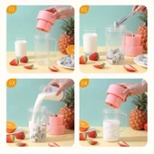 Taşınabilir Pipetli Bardak Blender - 5