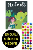 EMOJİLİ  STİCKER HEDİYE  - OKUL ÖNCESİ RESİMLİ KİTAPLAR  - MELODİ thumbnail 1