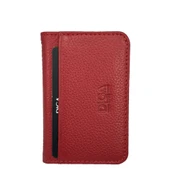 Diga 1169 Hakiki Deri Minimal Kartlık Kırmızı thumbnail 5