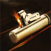 Promise Vintage Çakmak Benzinli Muhtar Çakmağı Sarı thumbnail 7