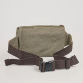ÇÇS 31510 Çift Kanvas Bel Çantası Yeşil thumbnail 5