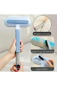 4 in 1 Kedi Köpek Tüy Toplayıcı Fırça Halı Kumaş Koltuk Kıl Toz Pencere Temizleme Fırçası Silecek thumbnail 7