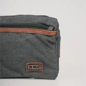 ÇÇS 31510 Çift Kanvas Bel Çantası Siyah thumbnail 6