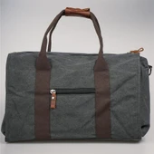 ÇÇS 40233 Kanvas Geniş Hacimli Seyahat Çantası Siyah thumbnail 2