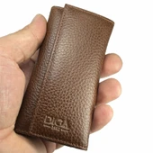 Hakiki Deri Organizer Dikey Anahtarlık Taba thumbnail 1