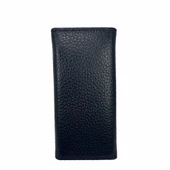 Hakiki Deri Organizer Dikey Anahtarlık Lacivert thumbnail 2