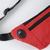 ÇÇS 31414 Slim Sport Bel Çantası Kırmızı thumbnail 6