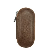 Hakiki Deri Fermuarlı Anahtarlık Şık ve Fonksiyonel Taba thumbnail 5