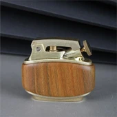 Sm-089T Vintage Benzinli Ahşap Çakmak Ahşap - 3