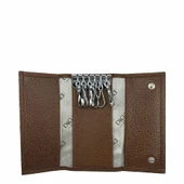 Hakiki Deri Organizer Dikey Anahtarlık Taba thumbnail 5