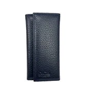 Hakiki Deri Organizer Dikey Anahtarlık Lacivert thumbnail 3