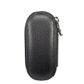 Hakiki Deri Fermuarlı Anahtarlık Şık ve Fonksiyonel Kahve thumbnail 2