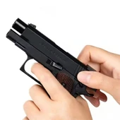 Dan Wesson 10mm Minyatür Tabanca Metal Doldurulabilir Torch Çakmak Siyah - 6