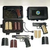 Dan Wesson 10mm Minyatür Tabanca Metal Doldurulabilir Torch Çakmak Tan thumbnail 3