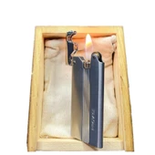 Çelik Depolu Promise Slim Pirinç Çakmak Gümüş thumbnail 4