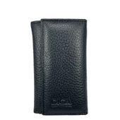 Hakiki Deri Organizer Dikey Avuçiçi Anahtarlık Siyah thumbnail 4
