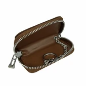 Hakiki Deri Otomobil Anahtarlığı Araba Anahtar Kılıfı Taba thumbnail 4