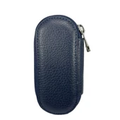Hakiki Deri Fermuarlı Anahtarlık Şık ve Fonksiyonel Lacivert thumbnail 3