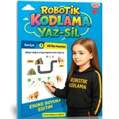 Robotik Kodlama YAZ-SİL Kitabı 4-10 Yaş (Birinci Seviye) - 1