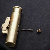 Promise Vintage Çakmak Benzinli Muhtar Çakmağı Sarı thumbnail 6