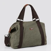 ÇÇS 40230 Kanvas Seyahat Çantası Yeşil thumbnail 6