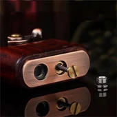 Sm-090T Vintage Benzinli Ahşap Çakmak Siyah thumbnail 6