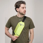 ÇÇS 17712 Bel Çantası Polyester Sport Bel Çantası Sarı thumbnail 2