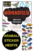 ARABALI STİCKER HEDİYE - MÜHENDİSLİK  - EĞLENCELİ ETKİNLİKLER - ÇOCUKLAR İÇİN STEM thumbnail 1