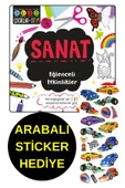 ARABALI STİCKER HEDİYE - SANAT - EĞLENCELİ ETKİNLİKLER - ÇOCUKLAR İÇİN STEM thumbnail 1