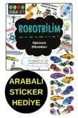 ARABALI STİCKER HEDİYE - ROBOTBİLİM  - EĞLENCELİ ETKİNLİKLER - ÇOCUKLAR İÇİN STEM thumbnail 1