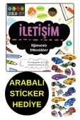 ARABALI STİCKER HEDİYE - İLETİŞİM  - EĞLENCELİ ETKİNLİKLER - ÇOCUKLAR İÇİN STEM - 1