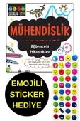 EMOJİLİ  STİCKER HEDİYE - MÜHENDİSLİK  - EĞLENCELİ ETKİNLİKLER - ÇOCUKLAR İÇİN STEM thumbnail 1