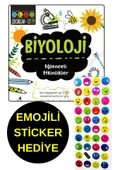 EMOJİLİ  STİCKER HEDİYE - BİYOLOJİ  - EĞLENCELİ ETKİNLİKLER - ÇOCUKLAR İÇİN STEM - 1