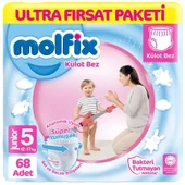 Molfix Külot Bez Ultra Fırsat Paketi 5 Beden 12-17 Kg 68 Adet - 5