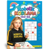 Robotik Kodlama YAZ-SİL Kitabı 4-10 Yaş (Üçüncü Seviye) - 1