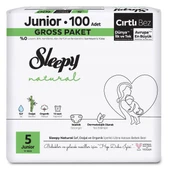 Sleepy Natural Bebek Bezi Gross Paket 5 Beden 11-18 Kg 100 Adet - 1