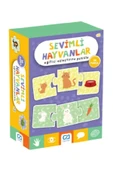 Games Sevimli Hayvanlar Eğitici Eşleştirme Puzzle 36 Parça - 2
