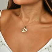 Elif Vav Gümüş Kolye - Gümüş thumbnail 2